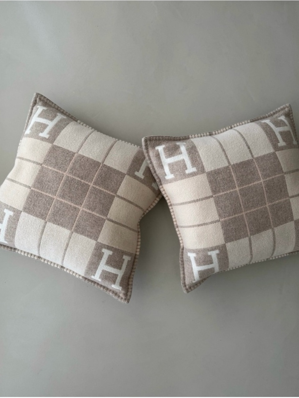 Hermes Avalon III pillows, small model (Pair)